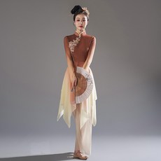 댄스복 아랑고고 상하복세트 장구 무대 의상 행사 무용 춤 공연복 빅사이즈 전통 난타복 부채 단체복