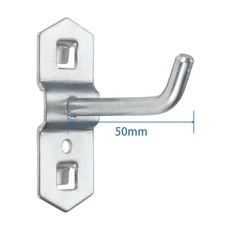 두꺼운 구멍 판 걸이 후크 금속 디스플레이 랙 좋은 선반 후크 25mm 50mm 75mm 100mm 150mm 200mm 1 ~ 5 개, 01 1pcs, 03 50mm