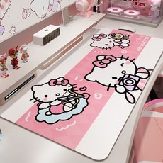 헬로키티 Kitty PU 마우스 패드 40x80cm, 1개, C