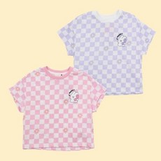 로엠걸즈 슈야캐쥬얼 크롭 반팔티셔츠RGRA2443S 176154