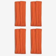 10mm 바이어스테이프 칼라바이어스 4yard, 4개, 오렌지