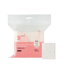 Gbuuty 菱格氣墊化妝棉 獨特壓紋 不掉棉絮 敏感肌適用, 1, 120