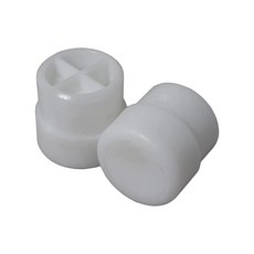 [ 1141787 ] AlveyTech 안정화 포스트를 위한 플라스틱 팁 - Razor Crazy Cart (V1+)에 적합 아동용 E-Kart용 화이트 교체 세트 전기 크레, 2