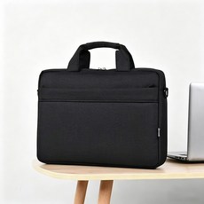 NSION 대용량 충격방지 노트북 가방 심플 방수 파우치