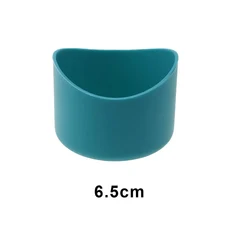 JCD 6.5cm 실리콘 컵베이스 보호 커버 고무 바닥 슬리브 절연 미끄럼 방지 물병 액세서리, 15 Turquoise