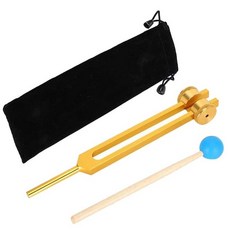 알루미늄 합금 튜닝 포크 신경계 테스트 사운드 치유 요법을위한 해머를 가진 111Hz 튜닝 포크