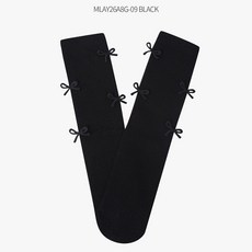 [AK플라자] [밀리밤] 미니 리본 무꿈치 니삭스 MLAY26A8G