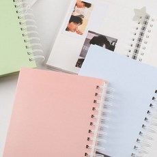 포토 앨범 네컷 초음파 사진 콜렉트북 추억 보관 포토북 앨범, 06부착식앨범-네이비, 상세페이지 참조