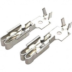 자동차 전기 커넥터 20개 세트 자동차용 스플라이스 와이어 터미널 크림프 느슨한 케이블 금속 핀 퓨즈 박스 BX2141C3 G26450개 암수, 20 Pcs, 여성