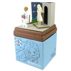 지브리 모형 집 종이접기모형 이웃집토토로 마녀배달부키키 라퓨타 센과치히로의 행방불명, 블랙 MP07-111