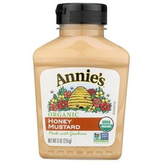 유기농 허니 머스타드 9온스 (3개 케이스) Organic Honey Mustard 9 Ounces (Case of 3), 9.0온스(3팩), 1개