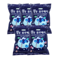 웰프레쉬 냉동 블루베리 1kg(미국산), 5개, 1kg