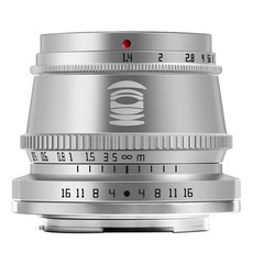 티티아티산 35mm F1.4 후지필름 X마운트 렌즈 실버 TTArtisan