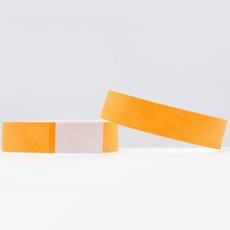 손목티켓형광오렌지10P 일회성 종이팔찌 콘서트이벤트aja2+2rev