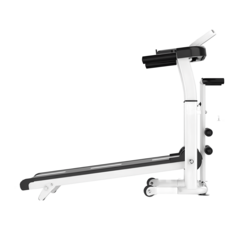 家用折疊跑步機，室內健身器材，運動訓練跑步機, 白色, -