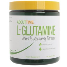 ABOUT TIME L-谷氨酰胺, 250g, 1罐