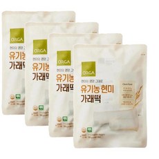 올가 유기농 현미 가래떡(500g), 옵션 x 4개, 4개
