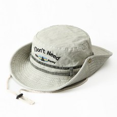 登山漁夫帽 遮陽防曬帽 戶外露營徒步帽 韓國日系簡約風格 男女款, 米色,均碼（55-60釐米）