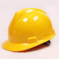 모양의 통기성 모 헬멧 건설 점 스냅 잠금 서스펜션, 16. V-shaped Yellow, 1개