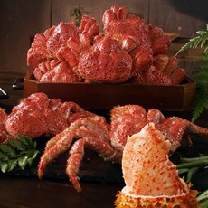 한농식 자연산 스노우 레드크랩 붉은대게 킹크랩 자숙 손질, 1세트, 1.2kg