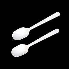 일회용 빙수 스푼 14.5cm 벌크포장 화이트 100개, 1개, 100개입