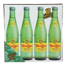 토포치코 스파클링 미네랄 워터 탄산 유리병 355ml 12개입 4.26L Topo Chico Sparkling Mineral Water, 1개