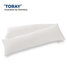 국내생산 도레이 항균 바디필로우 롱 쿠션솜, 70x35, 1개