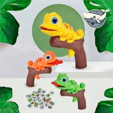 가족놀이 카멜레온 게임 재미 어린이 친구들과_ 2027453EA, 옐로