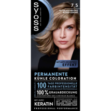 사이오스 헤어 컬러 7-5 미디엄 애쉬 블론드 1st