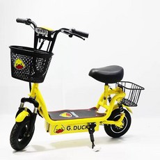 경량 접이식 전동 출퇴근용 전기스쿠터 스쿠터, 1, B. 노란색 4vA 납산 배터리