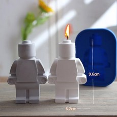 5 구 로봇 실리콘 캔들 몰드 DIY 양초 만들기 초콜릿 얼음 트레이 비누 크리스마스 선물 공예 용품 홈 데코