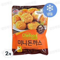롯데 쉐푸드 미니돈까스, 380g, 2개