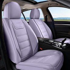 커버라도 카시트 커버 자동차용 전면 앞좌석 프로텍터 방수 가죽 쿠션 대부분의 자동차를 위한 유니버설 인테리어 시트 퍼플, Blue, Front Pair