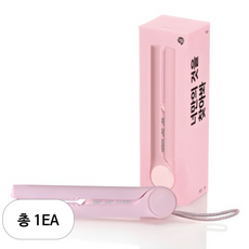 유닉스 충전용 무선 플랫 고데기, PASTELPINK, UCI-A2020