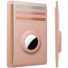Hawanik Wallet with Airtag Holder Genuine Leather Wallets Slim Minimalist Card RFID Blocking Compa