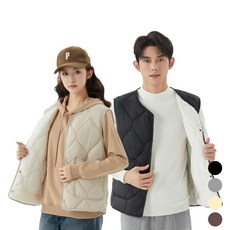 비즈맨 프리미엄 털기모 안감 남여공용 베스트 패딩조끼
