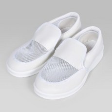 크린룸 ( 망사형 ) 방진 단화 / 무진화, 1_망사형 단화, 1개, White