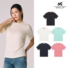 국내매장정품 밀레 여성 티셔츠 [밀레 골프]밀레골프 25SS 최 고 기능성 반팔티셔츠 5종 밀레티셔츠 여성티 50대 여성등산복 밀레반팔