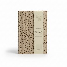 보스케 코듀로이 패브릭 플로럴 밴딩 양장 노트, 1개, 잔꽃 베이지 (유선) 1개, 잔꽃 베이지 (유선)
