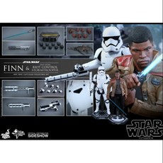 Hot Toys MMS346 星際大戰 Finn & Stormtrooper 雙人組 模型, 1個