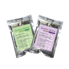 1+1 퀸즈헤나 프리미어 천연헤나염색약 Queens henna, 브라운,네추럴, 1개