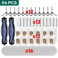 Lefant M3 MAX 액세서리와 호환 가능 메인 브러시 필터 천 먼지 봉투 교체 부품, 14 Set 4