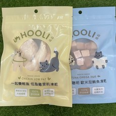 HOOLI呼哩 貓狗凍乾零食 雞里肌 鮪魚 骰子牛 雞里肌超值包160g, 1個, 雞腿排35g