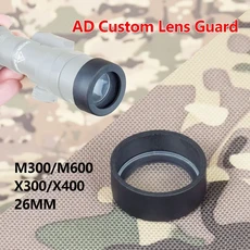 용 고무 렌즈 커버 캡 가드 프로텍터 (레드닷 사이트 SF M300 무기 라이트용), 03 26mm