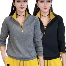 1+1 여성티셔츠 긴팔티 블라우스 맨투맨 티 데일리 캐주얼 트레이닝 상의 RHG7587 36