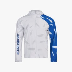 [백화점 정품] 스파이더 남성 유로스포츠 경량 방풍 후드 집업 자켓 SPJPCNJK221MWHT