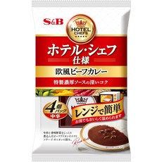 에스비 식품 호텔 쉐프 사양 비프 하야시 130g 4팩 2세트, 중간 기미개