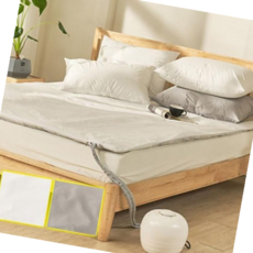 겨울이불 논슬립 방수 온수매트 커버 Q 퀸 2컬러, 그레이