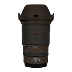Z 24-120 F4S 렌즈 스킨 용 Hinefilm 스킨 Nikon NIKKOR Z 24-120mm f4 S 렌즈 보호기 랩 커버 스티커 용 24120F4 데칼, Matte Brown, 1개, [10] Matte Brown