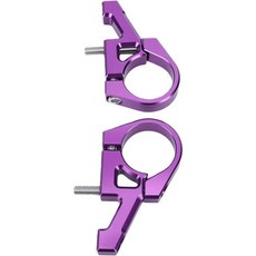 서론 라이트 비 X S 프론트 핸들바 브래킷 클램프 알루미늄 전기 자전거 오토바이용 스티어링 스템 개조 액, 03 Purple Steering Stem